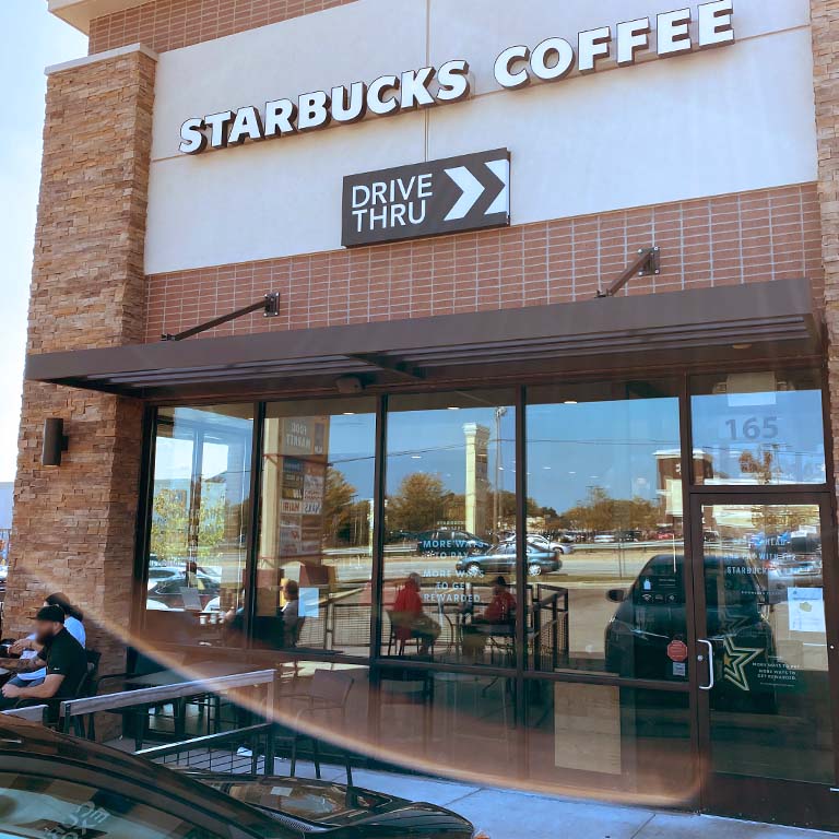 Starbucks Sun Shade